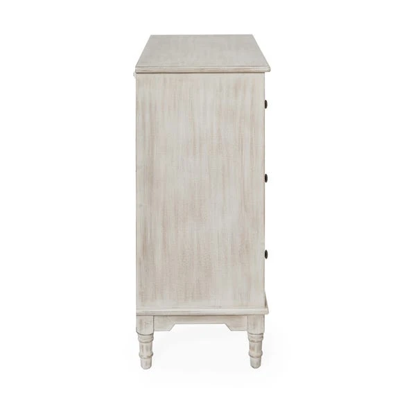 Budget ???? Dunelm Lucille 3 Drawer Chest, White ???? - Image 6