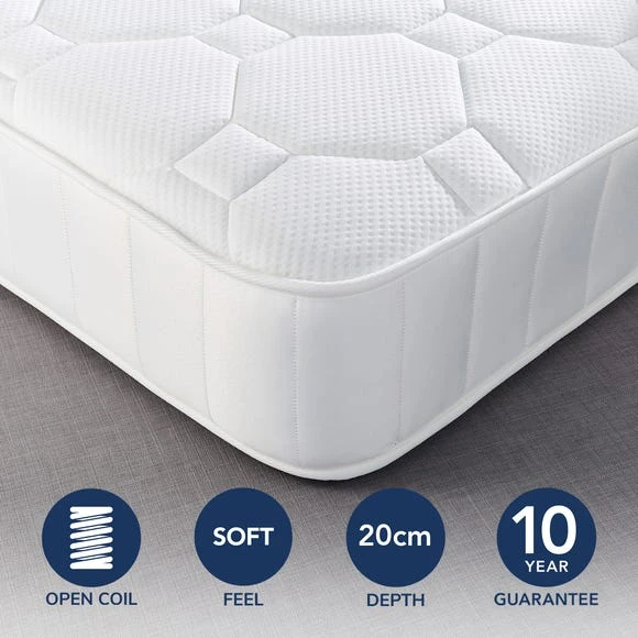 Buy ???? Fogarty Fogarty Just Right Gel Top Open Coil Mattress ????