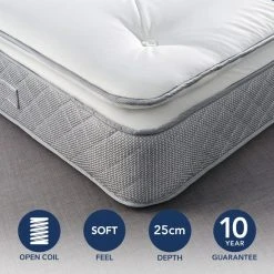 Best deal ???? Fogarty Fogarty Just Right Pillow Top Open Coil Mattress ⌛