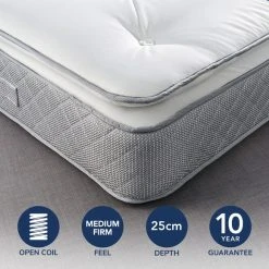 Hot Sale ???? Fogarty Fogarty Just Right Pillow Top Orthopaedic Open Coil Mattress ????
