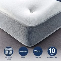Cheap ???? Fogarty Fogarty Just Right Memory Foam Top Open Coil Mattress ❤️