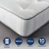 Cheapest ???? Fogarty Fogarty Dreamy Comfort Wool 1500 Pocket Sprung Mattress ⭐