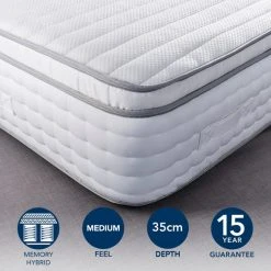 New ⭐ Hotel Hotel Memory Foam Pillow Top 2000 Pocket Sprung Mattress ????
