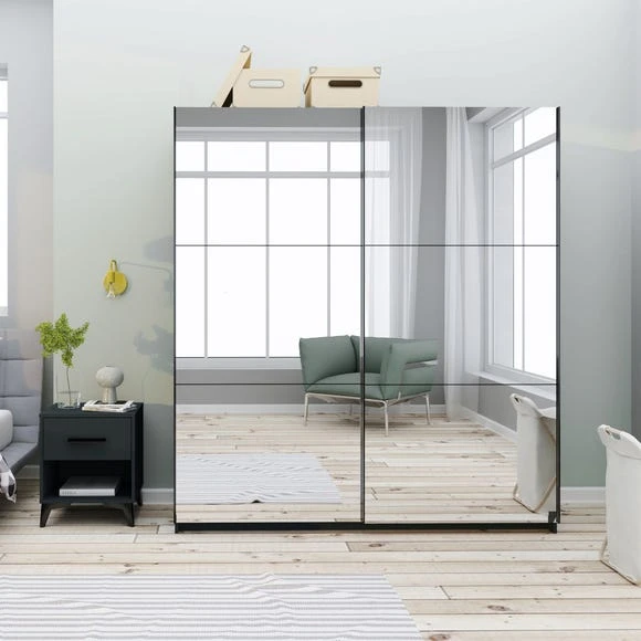 Budget ✔️ Harmony Norland 180cm Sliding Double Wardrobe ????