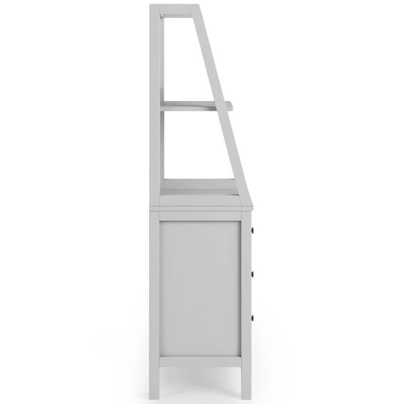 Buy ???? Dunelm Lynton 3 Drawer Ladder Bedside Table, Grey ???? - Image 4