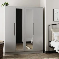 Best reviews of ???? Dunelm Larson Extra Large 4 Door Wardrobe ????