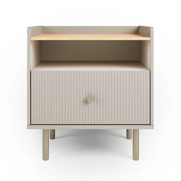 Best Sale ???? Dunelm Georgi 1 Drawer Bedside Table ???? - Image 3