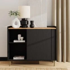 New ❤️ Dunelm Georgi Small Sideboard Black ????