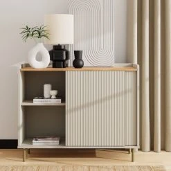 Best Sale ???? Dunelm Georgi Small Sideboard Natural ⭐