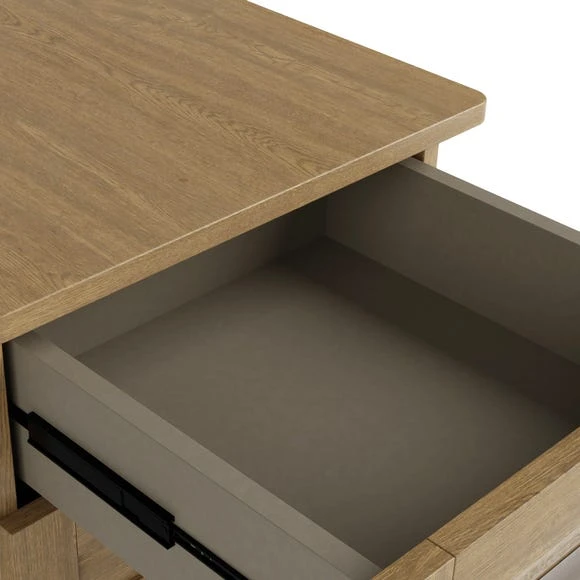 Cheap ???? Dunelm Toby 3 Drawer Bedside Table ✨ - Image 5