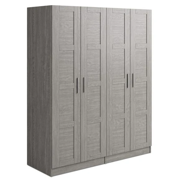 Brand new ⌛ Dunelm Toby 4 Door Wardrobe Grey ⭐ - Image 2