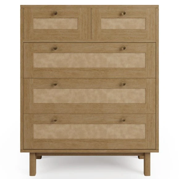 Discount ❤️ Dunelm Indi 5 Drawer Chest, Mango Wood ⭐ - Image 3