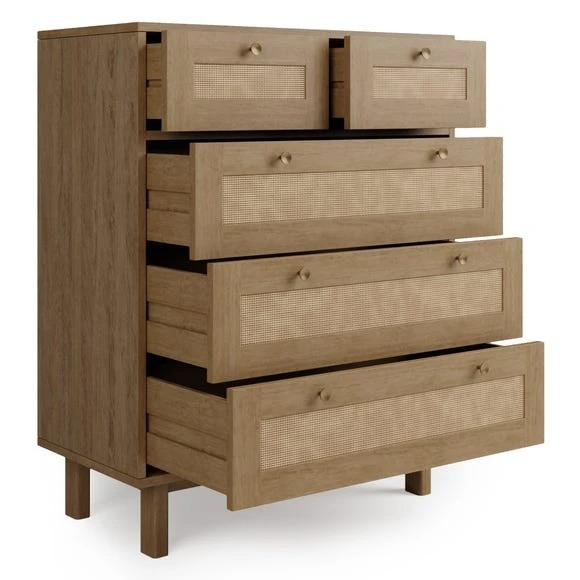 Discount ❤️ Dunelm Indi 5 Drawer Chest, Mango Wood ⭐ - Image 5