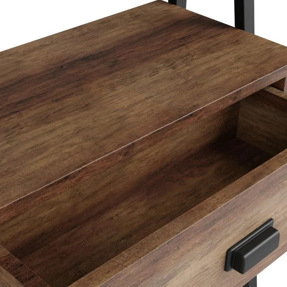 Promo ???? Dunelm Fulton 1 Drawer Standing ???? Dressing Table with Mirror, Pine Effect ???? - Image 6