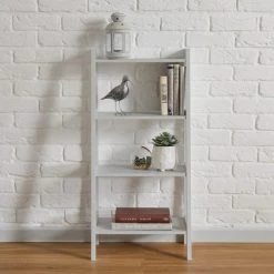Cheapest ⌛ Lloyd Pascal 4 Tier Tapered Grey Shelving Unit ✔️