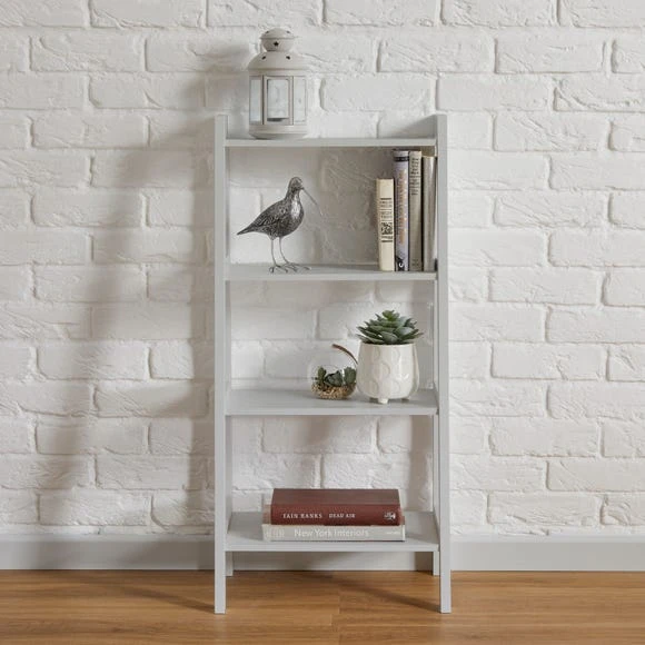 Cheapest ⌛ Lloyd Pascal 4 Tier Tapered Grey Shelving Unit ✔️