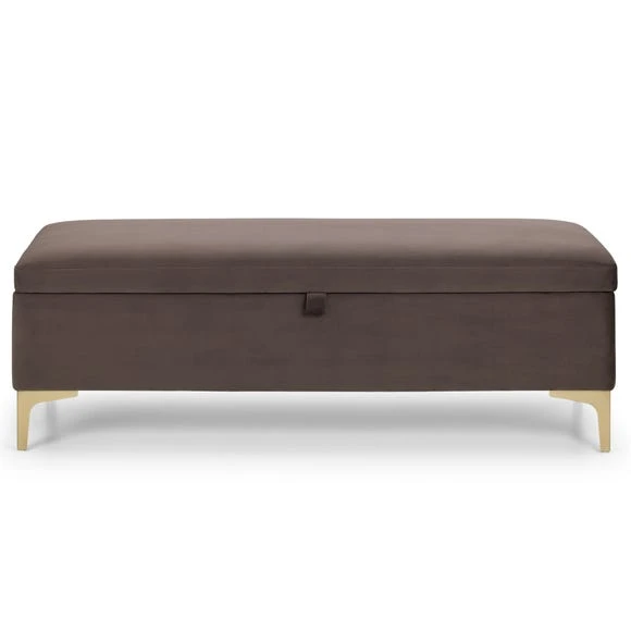 Cheap ???? Julian Bowen Deco Velvet Storage Bench ⌛ - Image 3