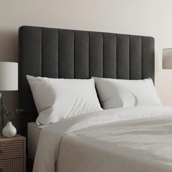 Discount ???? Dunelm Tweed Vertical Stripe Headboard ????