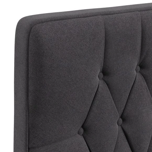 Flash Sale ???? Dunelm Tweed Chesterfield Headboard ???? - Image 4