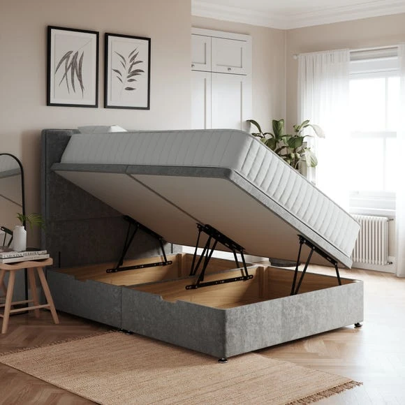 New ???? Dunelm Side Chenille Ottoman Base ⭐ - Image 2