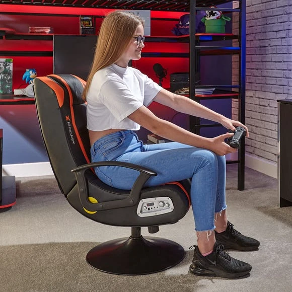 Promo ✨ X Rocker X Rocker Veleno 2.1 Stereo Audio Junior Gaming Chair with Subwoofer ???? - Image 5