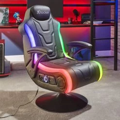 Budget ???? X Rocker X Rocker Monsoon 4.1 Stereo Audio Gaming Chair with Vibrant LED Lighting ❤️