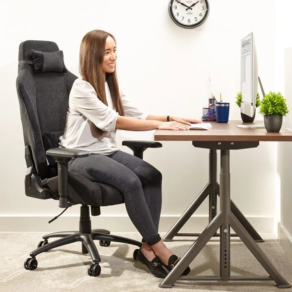 Best Pirce ???? X Rocker X Rocker Messina Deluxe Fabric Office Chair ✨ - Image 2