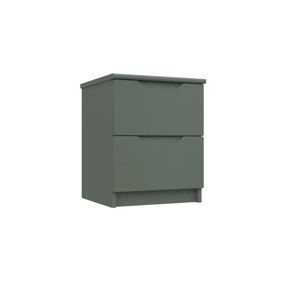 Hot Sale ???? One Call Furniture Legato 2 Drawer Bedside Table ????