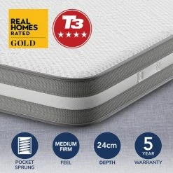 Buy ???? Silentnight Silentnight Studio Eco 1000 Pocket Sprung Mattress ✨
