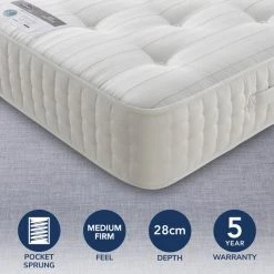 Best Pirce ???? Silentnight Silentnight 1400 Pocket Sprung Natural Mattress ????