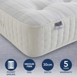 Deals ???? Silentnight Silentnight 2000 Pocket Sprung Natural Mattress ⭐