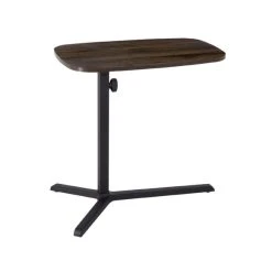 Cheapest ⌛ AVF Adjustable Laptop Side Table, Dark Wood & Black ????