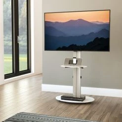 Wholesale ???? AVF Eno Pedestal TV Stand with Shelf ????