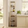 Hot Sale ???? Dunelm Modular Gold & Black 6 Shelf Tall Shelving Unit ????