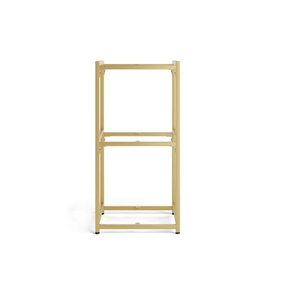 Buy ???? Dunelm Modular Gold & White 3 Shelf Small Shelving Unit ⌛ - Image 3