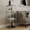 Wholesale ⭐ Dunelm Modular Silver & Black 4 Shelf Shelving Unit ????
