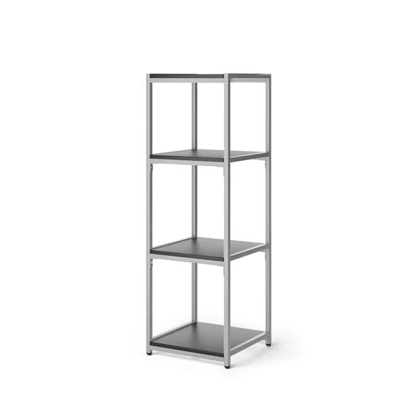 Wholesale ⭐ Dunelm Modular Silver & Black 4 Shelf Shelving Unit ???? - Image 4