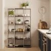 Best reviews of ???? Dunelm Modular Silver & Black 6 Shelf Wide Shelving Unit ????