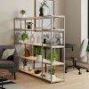 New ???? Dunelm Modular Silver & Light Oak 5 Shelf Wide Shelving Unit ⭐