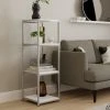 Deals ???? Dunelm Modular Silver & White 4 Shelf Shelving Unit ????