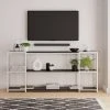 Best Sale ???? Dunelm Modular White & Black 3 Shelf Wide Shelving Unit ????
