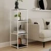 Wholesale ???? Dunelm Modular White & Black 4 Shelf Shelving Unit ????