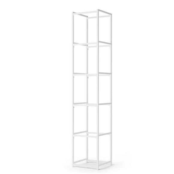 Buy ???? Dunelm Modular White & Light Oak 6 Shelf Tall Shelving Unit ???? - Image 2
