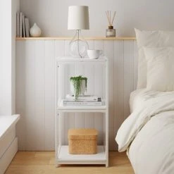 Best reviews of ???? Dunelm Modular White 3 Shelf Small Shelving Unit ????
