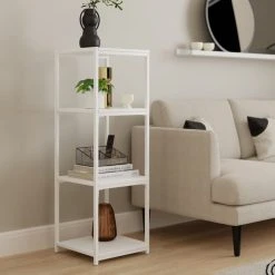 Brand new ❤️ Dunelm Modular White 4 Shelf Shelving Unit ????