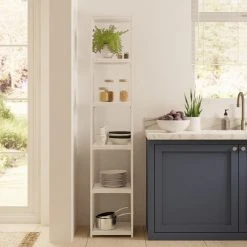 Best deal ???? Dunelm Modular White 6 Shelf Tall Shelving Unit ⌛