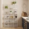 Best Pirce ???? Dunelm Modular White 6 Shelf Wide Shelving Unit ????